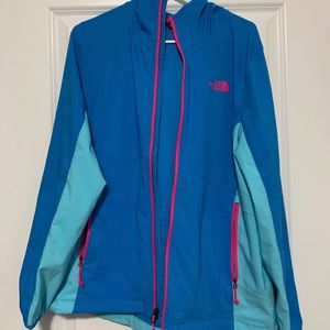 North face windbreaker jacket